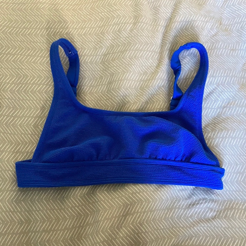 adorable blue swim suit top